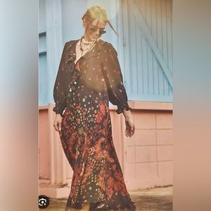 NWOT free people talsey maxi xs